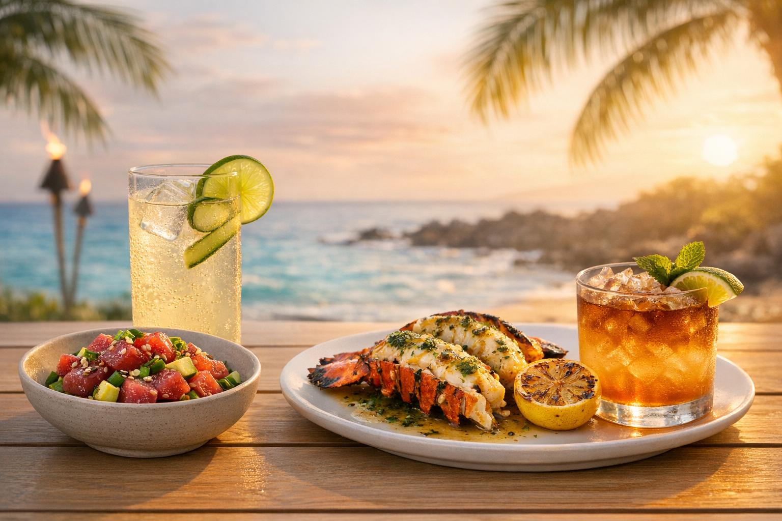 Thumbnail for: How to Pair Cocktails with Seafood in Maui
