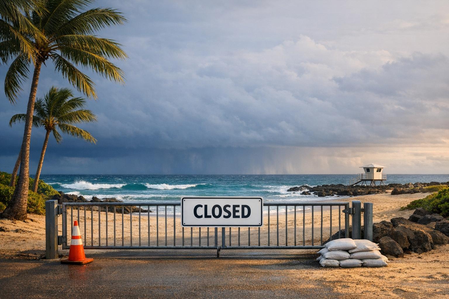 Thumbnail for: Hawaiian Statewide Facility Closures Announced Due to Incoming Storm