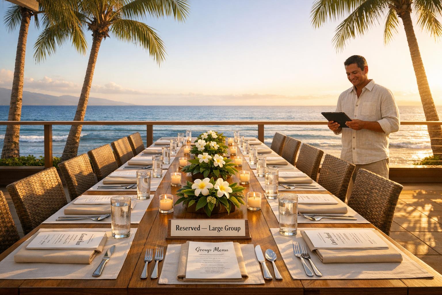 Thumbnail for: How Maui Restaurants Handle Large Group Events