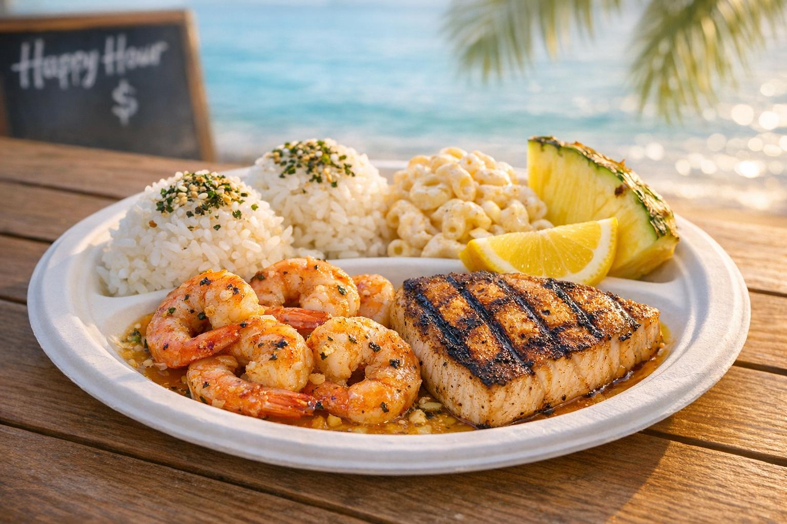 Thumbnail for: Best Seafood Plate Lunches Under $20 in Maui