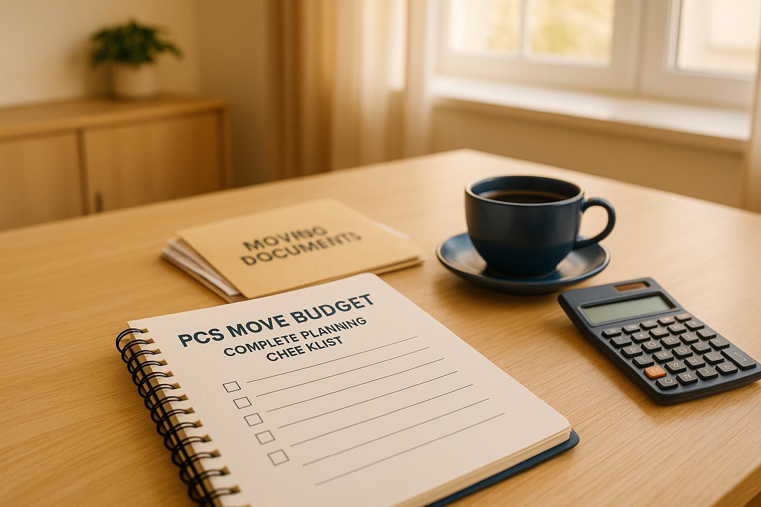 PCS Move Budget: Complete Planning Checklist
