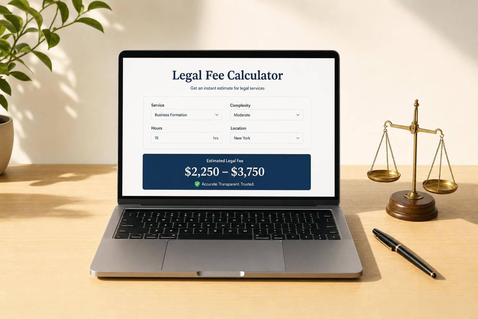 Thumbnail for: Legal Fee Calculator for Accurate Estimates