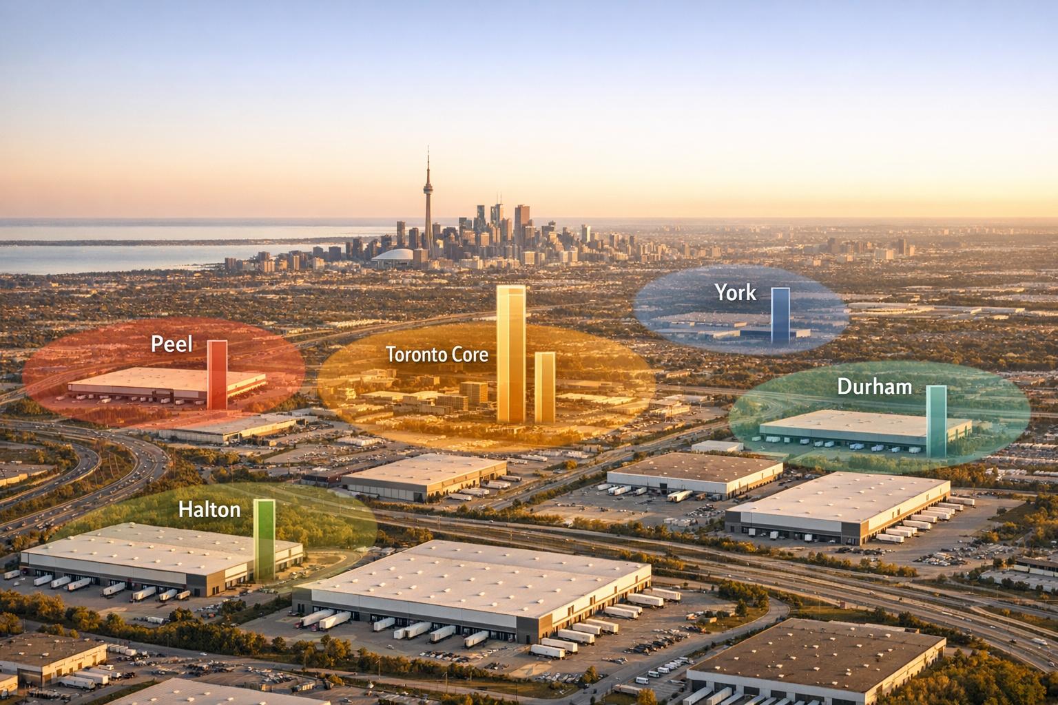 How Toronto Core Industrial Rents Compare Across GTA