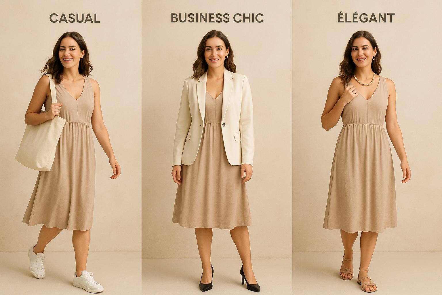 Thumbnail for: 1 Robe, 3 Looks : Idées pour Différentes Occasions