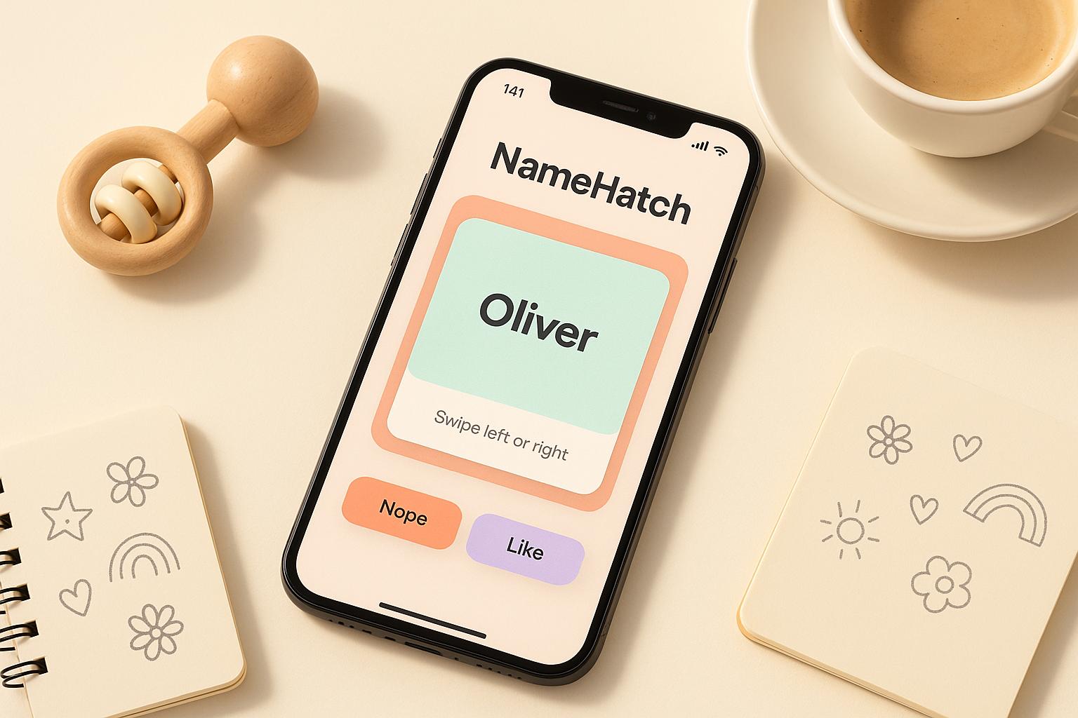 Thumbnail for: Is NameHatch the new Tinder for Baby Names?