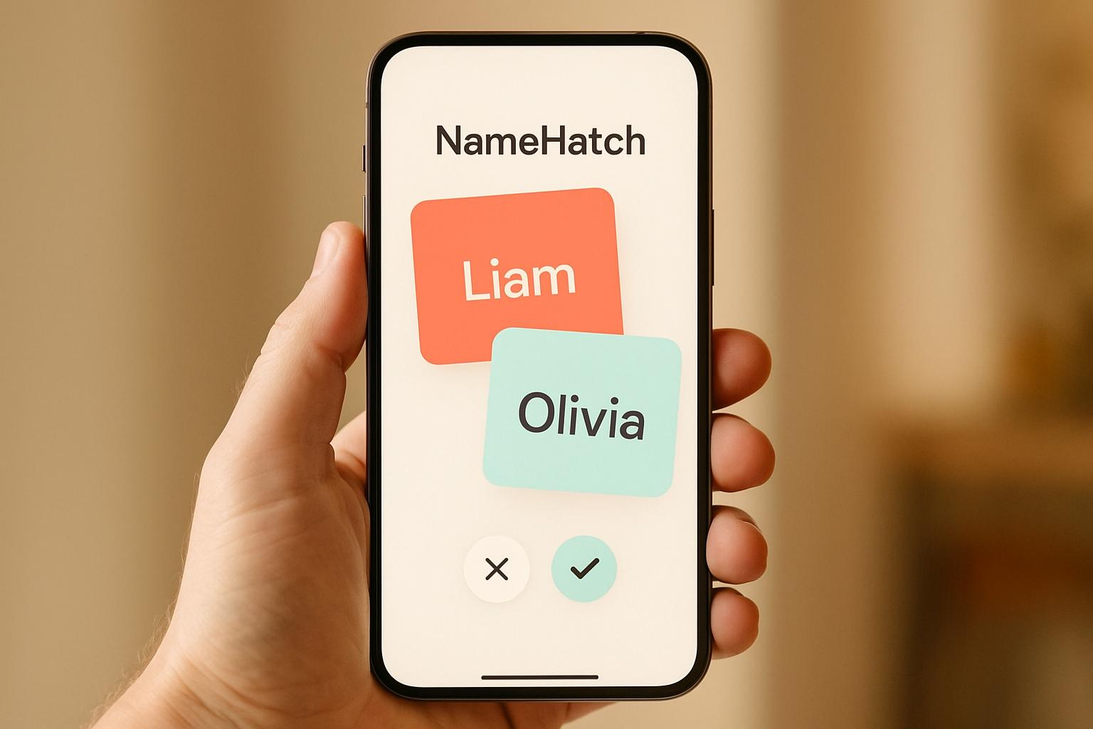 Thumbnail for: Why NameHatch Feels Like Hinge for Baby Names