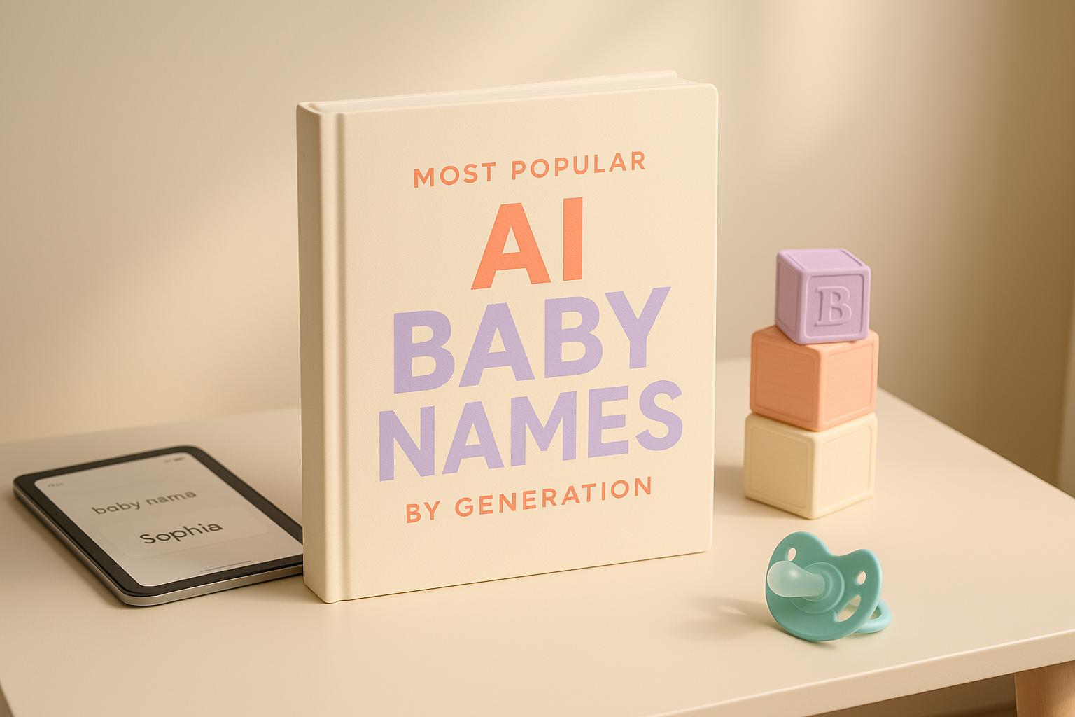 Thumbnail for: Most Popular AI Baby Names by Generation