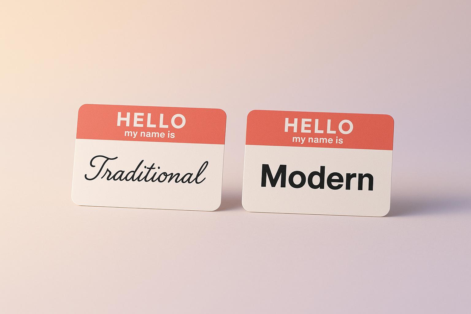 Thumbnail for: Traditional vs. Modern Cross-Cultural Names