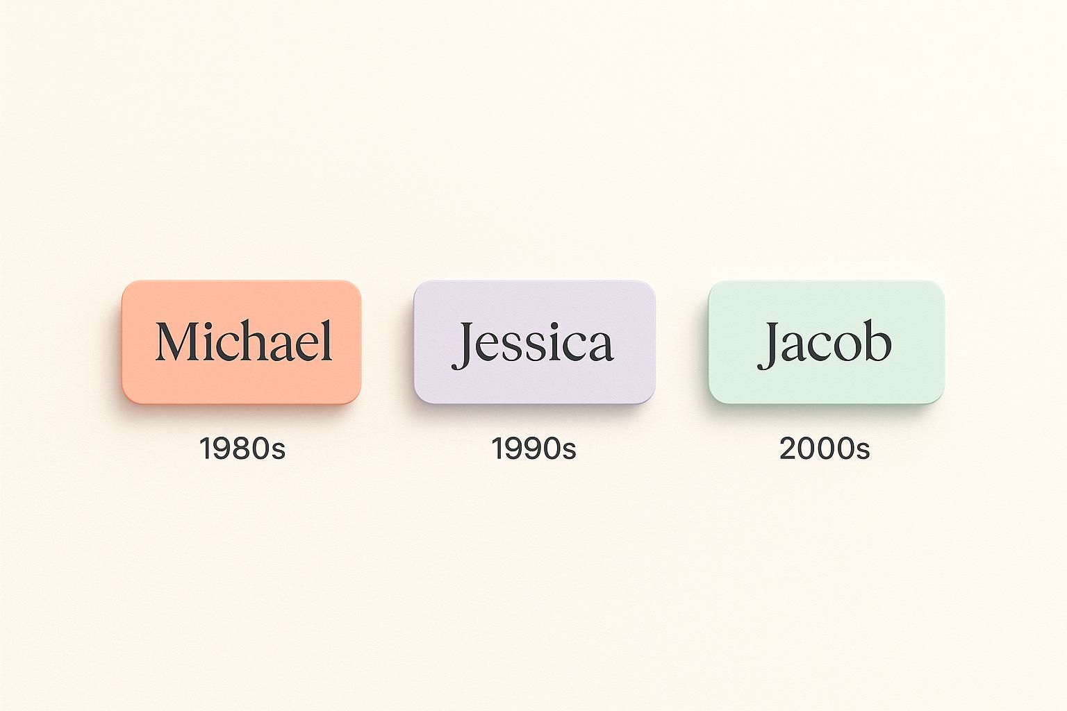 Thumbnail for: Most Popular Baby Names of the 80s, 90s, and 2000s