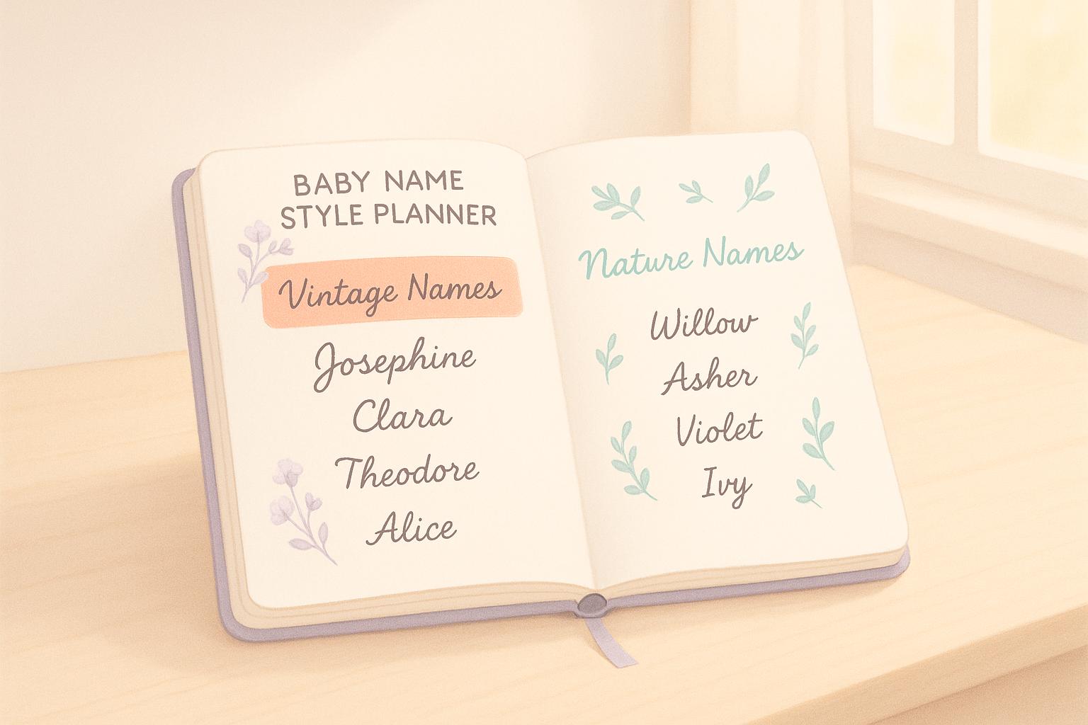 Thumbnail for: Baby Name Style Planner