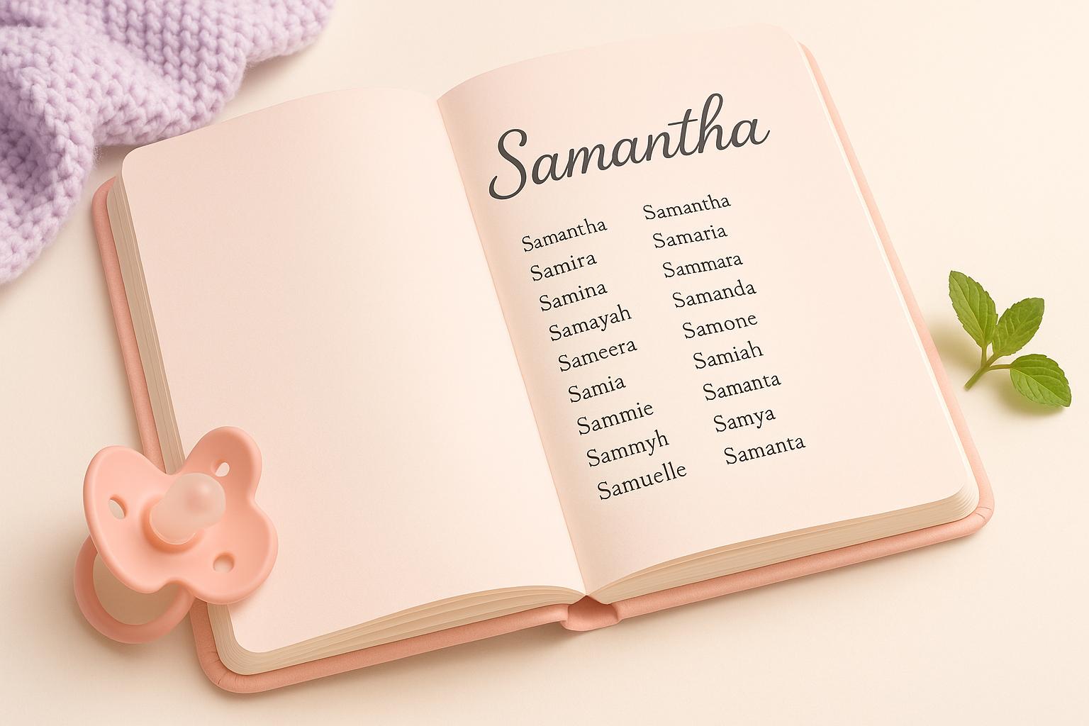 Thumbnail for: Girl Names that Start with Sam – 20 Great First Names