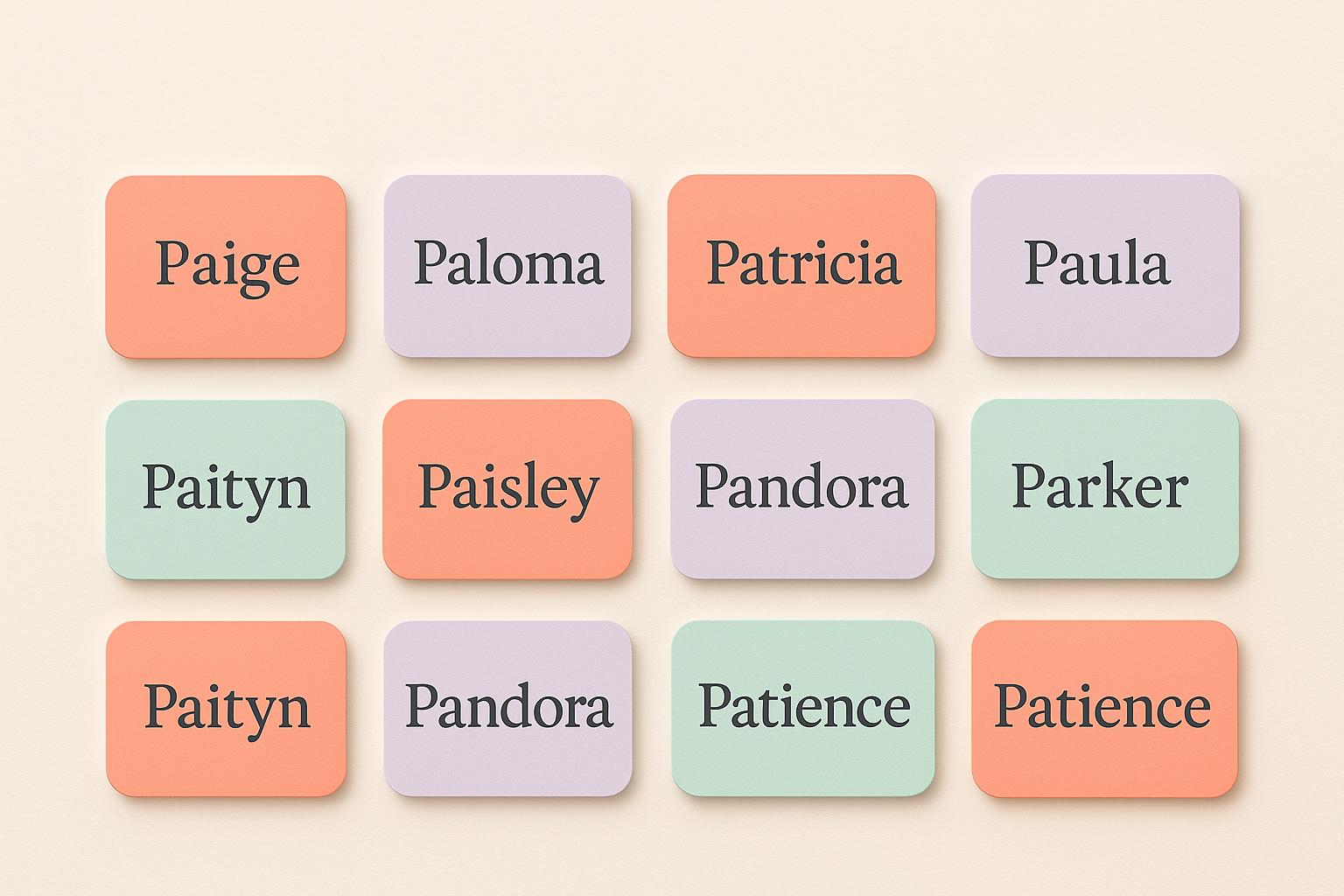 Thumbnail for: Girl Names that Start with Pa – 10 Bold & Classic Names