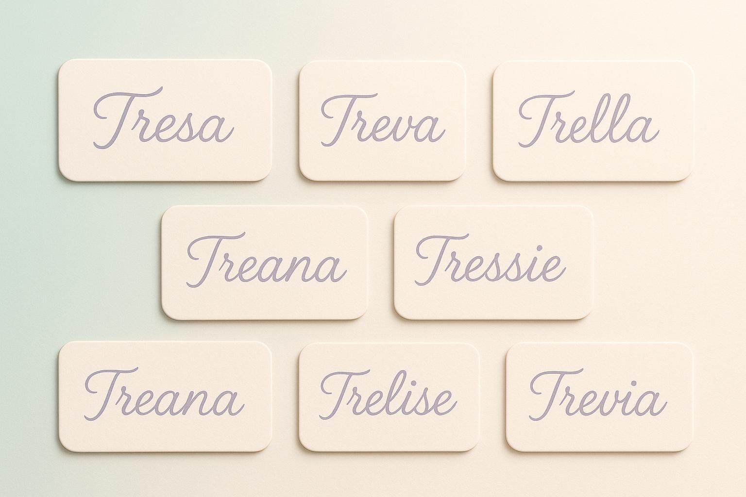 Thumbnail for: Girl Names that Start with Tre – 7 Rare Name Picks