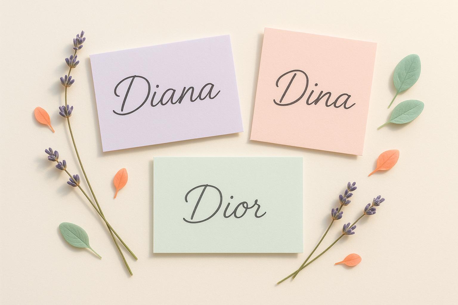 Thumbnail for: Girl Names that Start with Di – 12 Beautiful & Underused Gems
