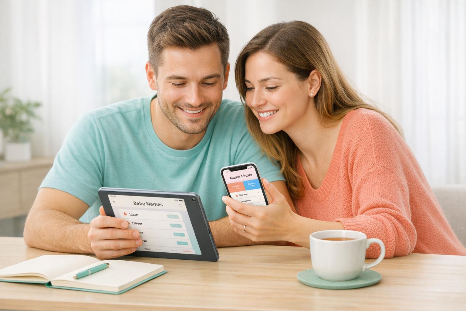 Thumbnail for: Study: How Couples Use Tech for Baby Name Choices