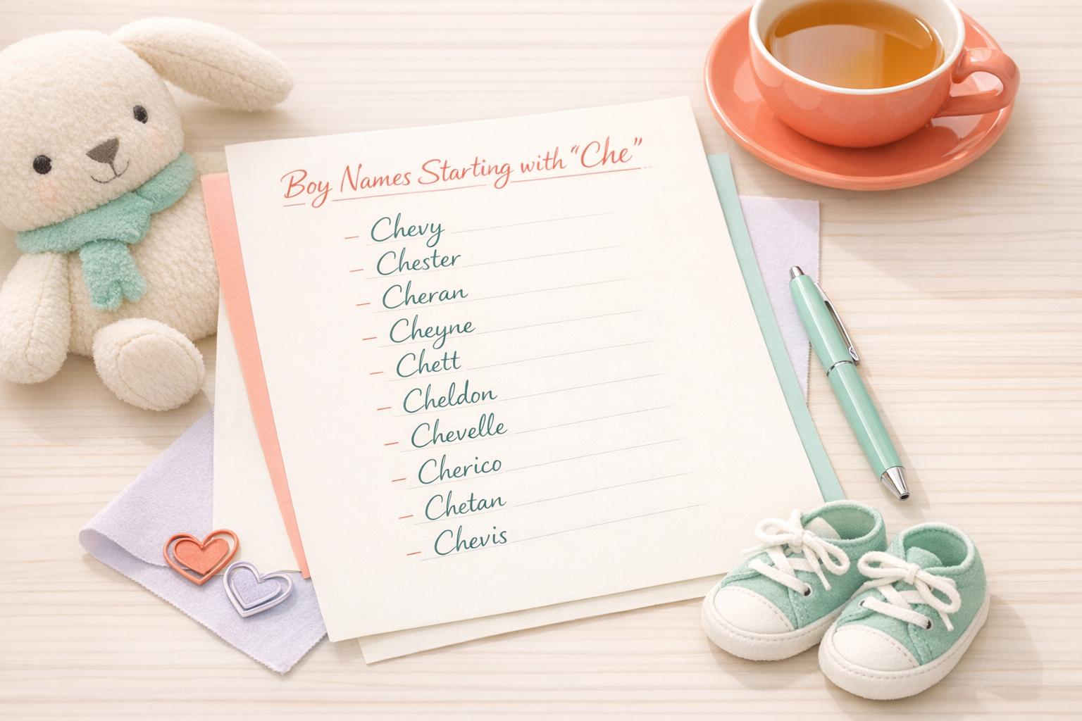 Thumbnail for: Boy names that start with Che – 10 Stylish Choices