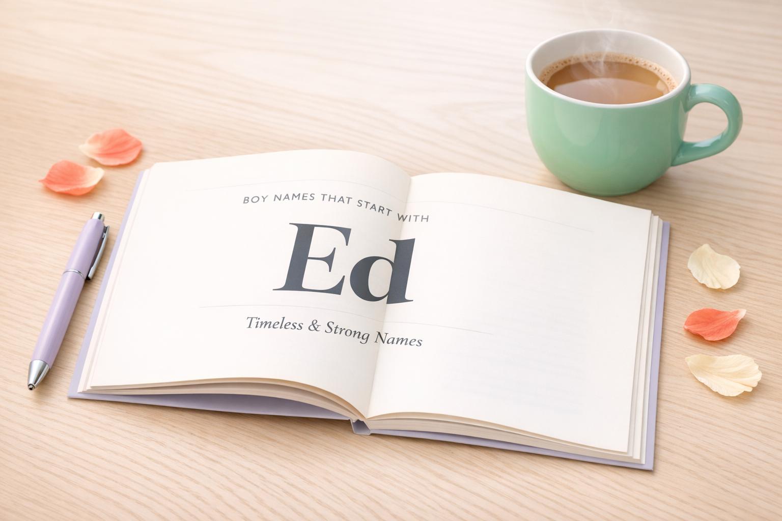 Thumbnail for: Boy names that start with Ed – 8 Timeless & Strong Names