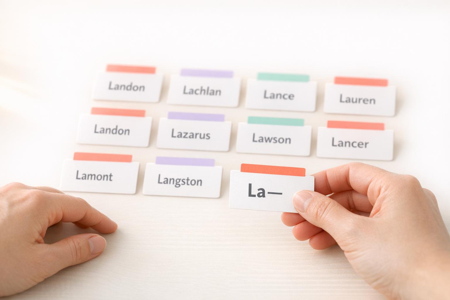 Thumbnail for: Boy names that start with La – 12 La‑Starting Favorites