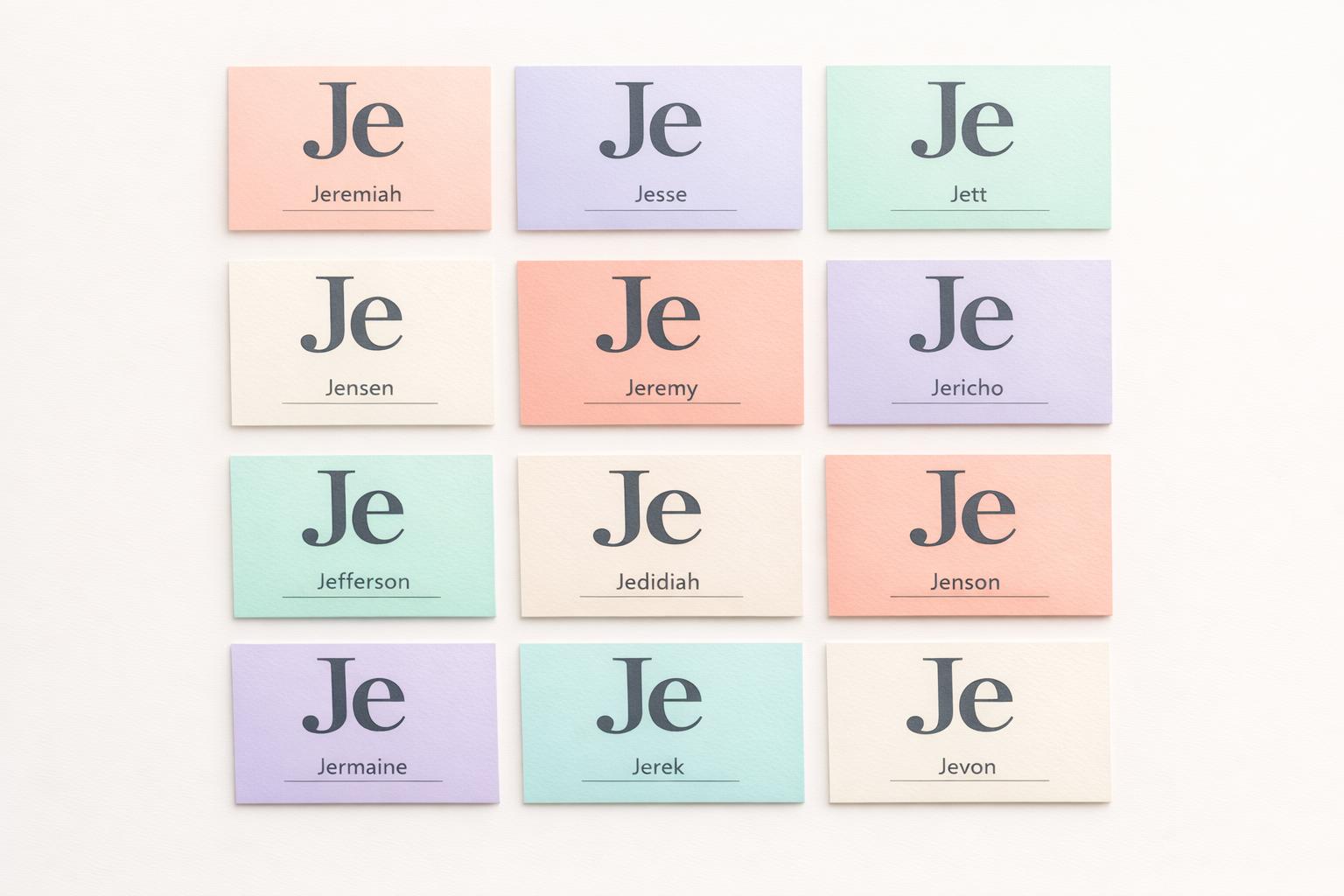 Thumbnail for: Boy names that start with Je – 12 Great J‑Starting Names