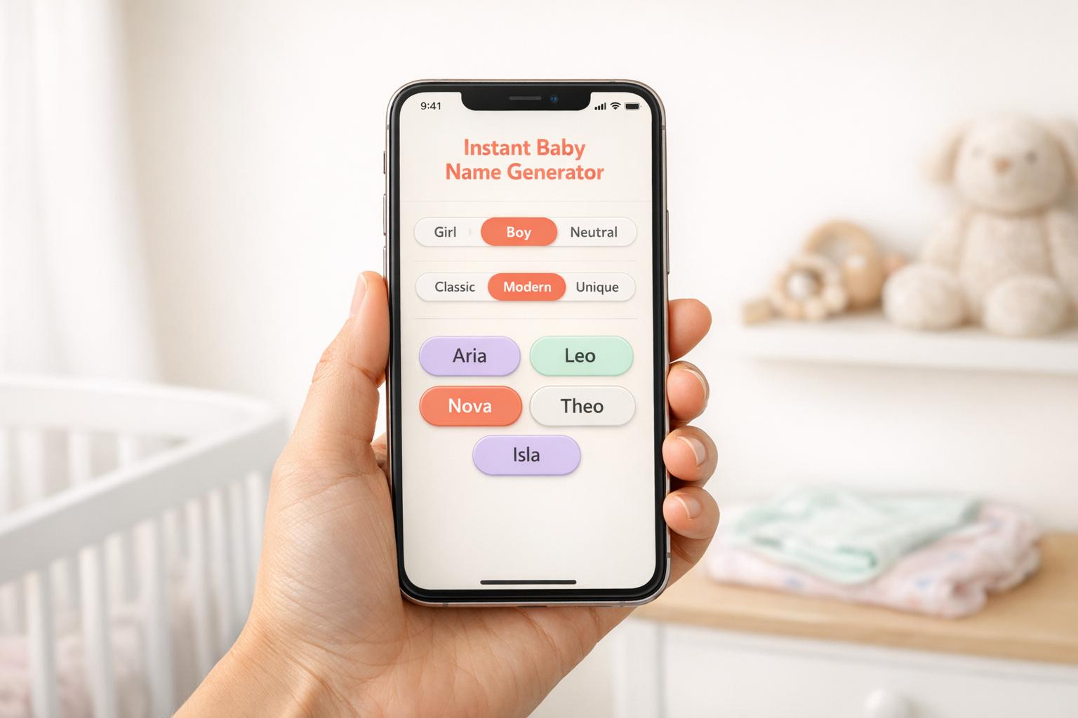 Thumbnail for: Free Baby Name Generator with Parent’s Name