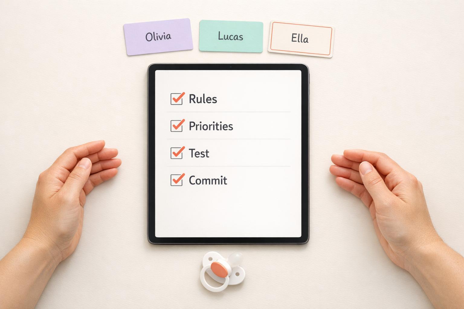 Thumbnail for: Checklist For Resolving Baby Name Conflicts