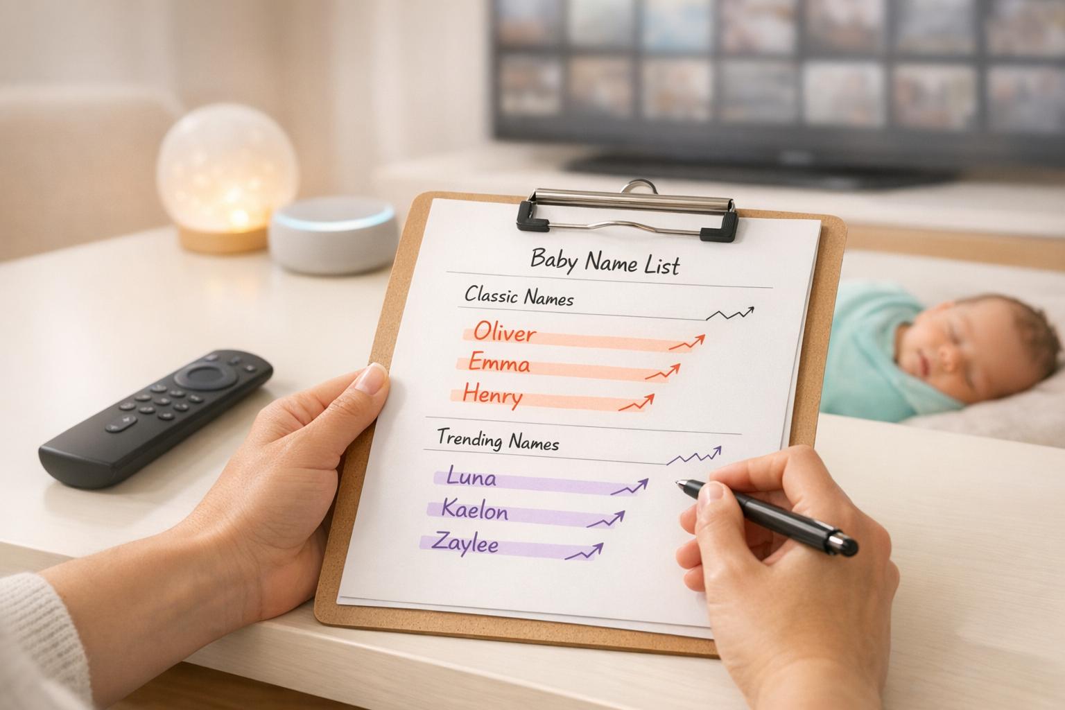 Thumbnail for: Study: Streaming's Impact on Baby Name Choices