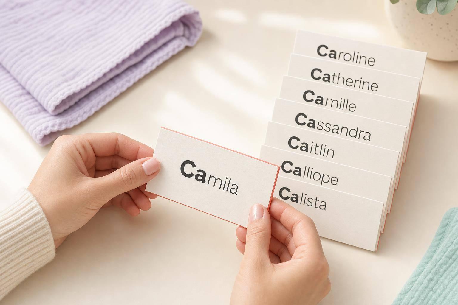 Thumbnail for: Girl Names That Start With Ca: Strong, Popular Picks