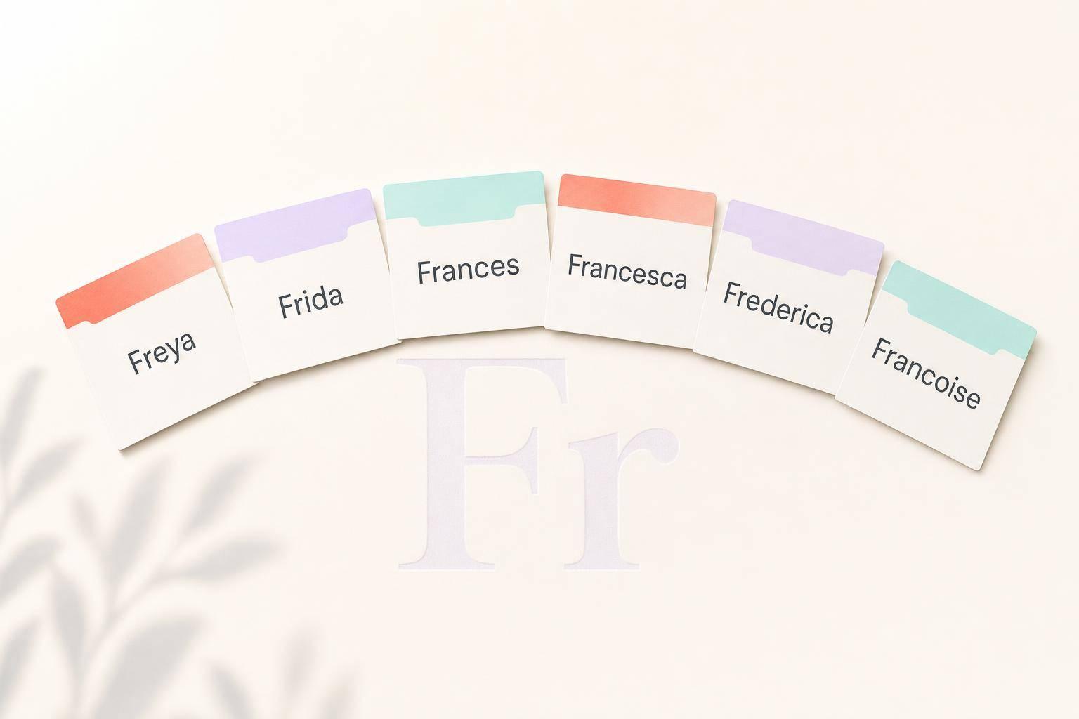 Thumbnail for: Girl Names That Start With Fr: Friendly, Fresh Picks