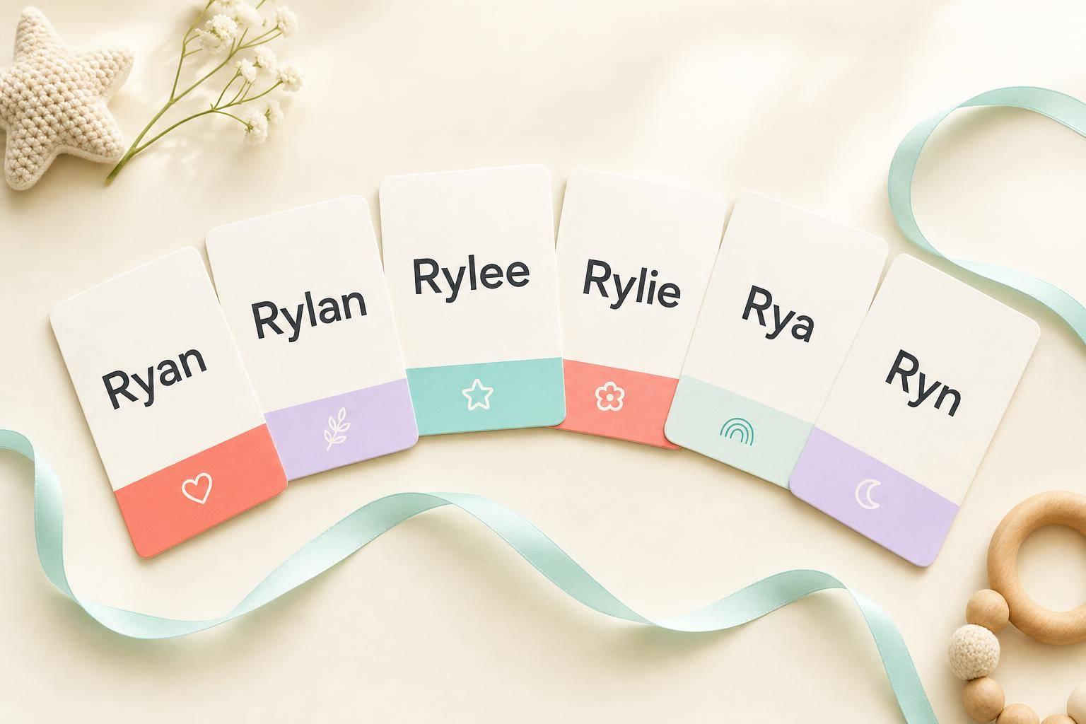 Thumbnail for: Girl Names That Start With Ry: Energetic Favorites