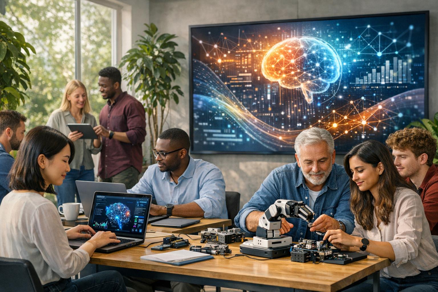 How Blended Learning Improves AI Upskilling