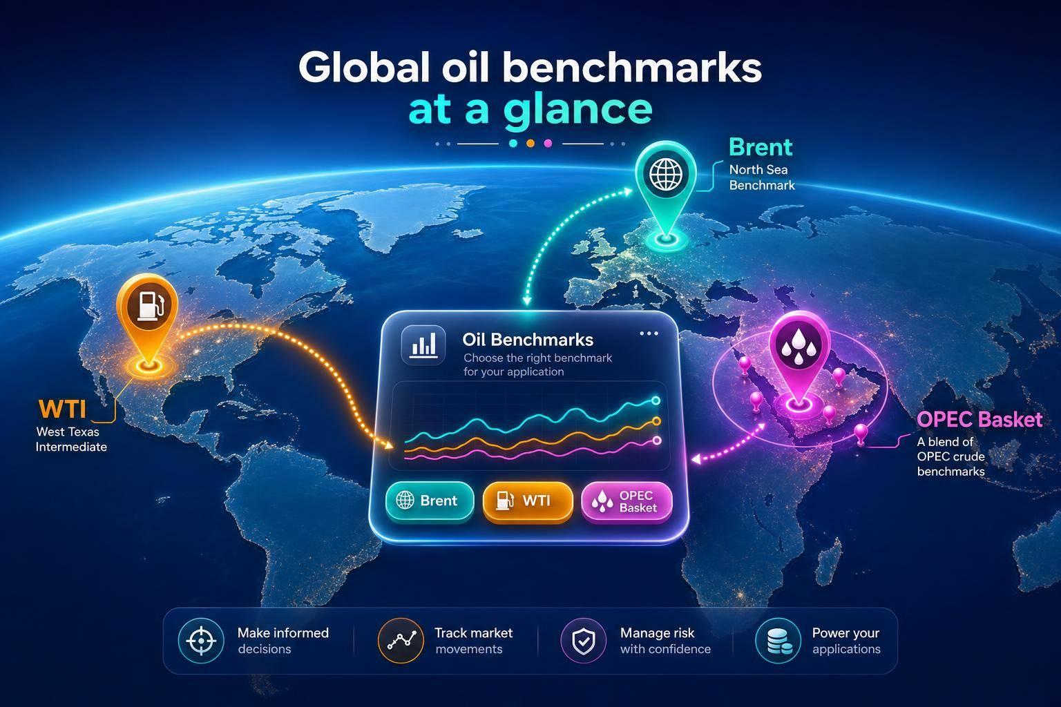 Brent, WTI, or OPEC Basket: Which Oil Benchmark Should Your Application Use?