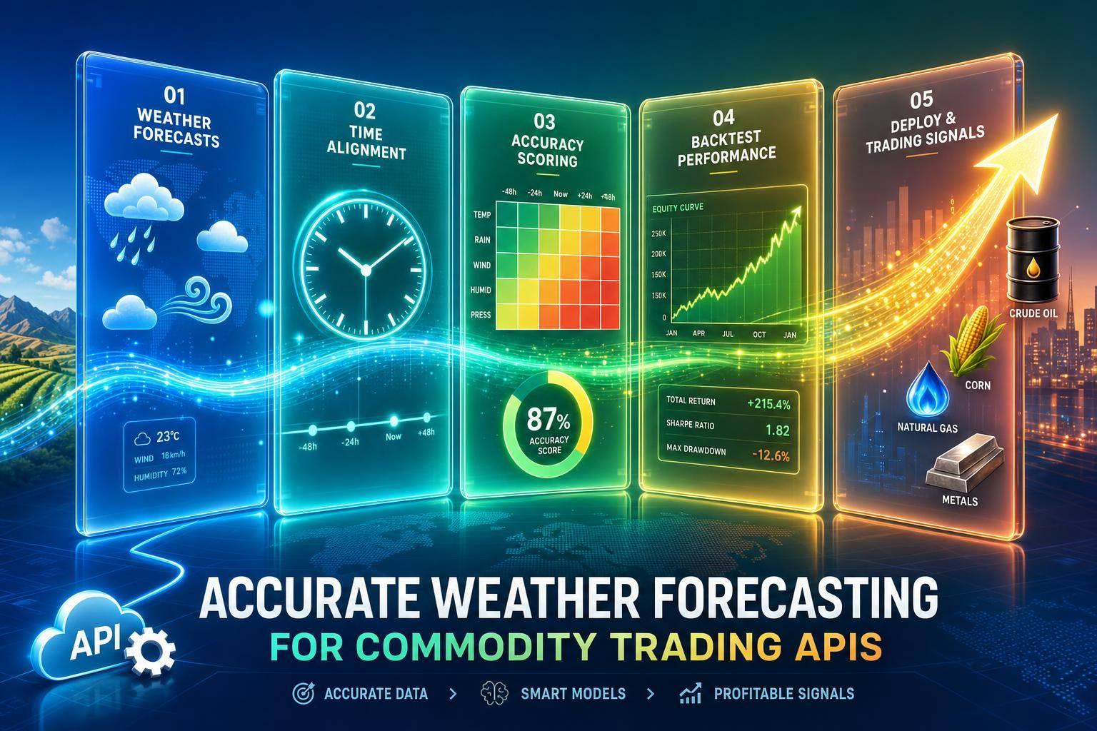 Accurate Weather Forecasting for Commodity Trading APIs