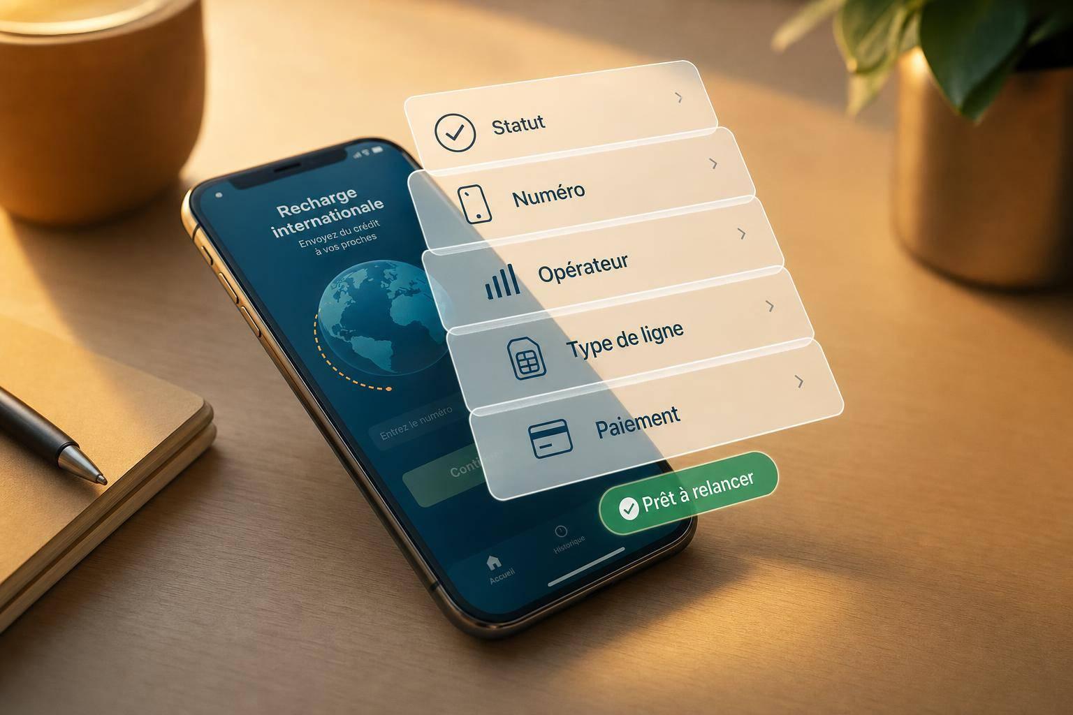 La recharge internationale ne fonctionne pas : solutions courantes