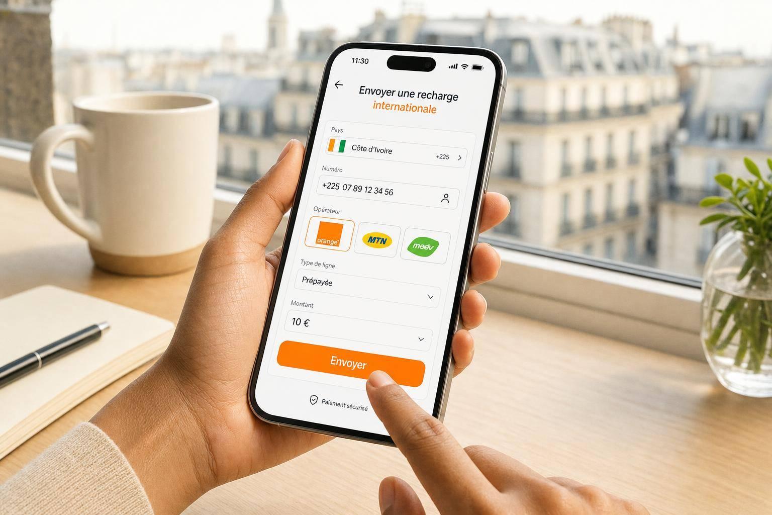 Envoyer recharge Orange, MTN, Moov : mode d'emploi
