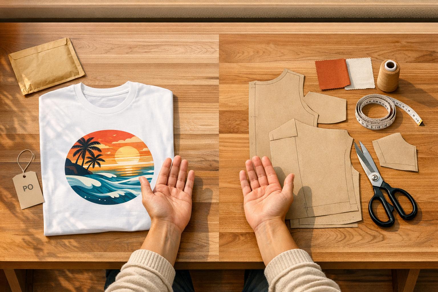 Thumbnail for: Cut and Sew vs Print on Demand: Which Is Right for You?