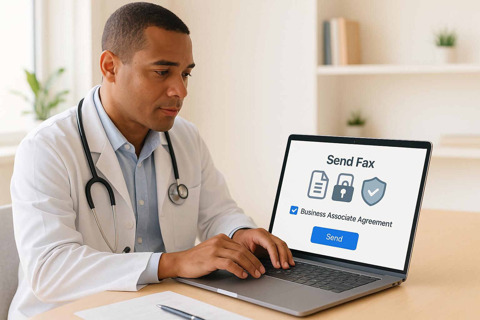 How to Send a HIPAA-Compliant Fax Online in 2025 (With BAA at Checkout)