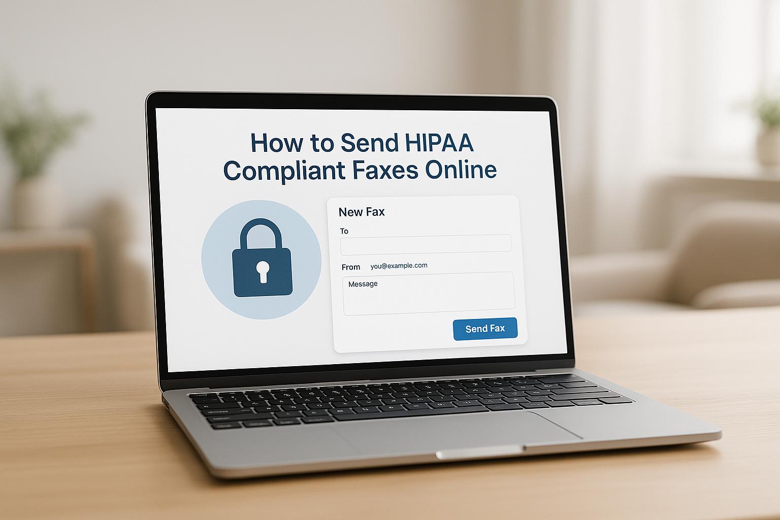 How to Send HIPAA Compliant Faxes Online