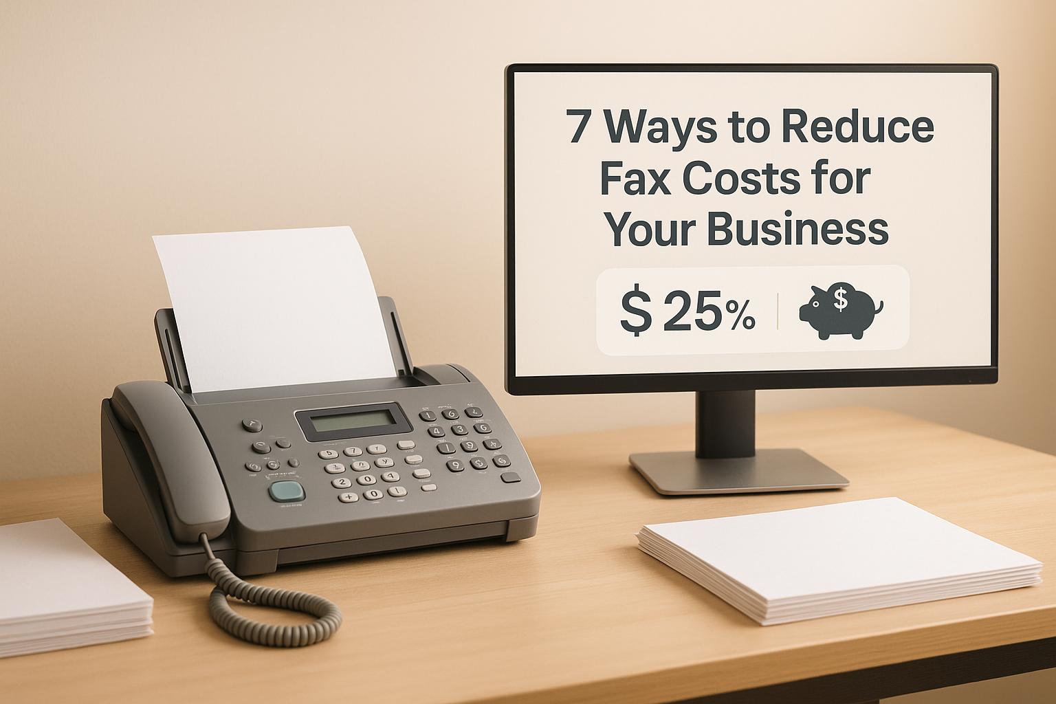 7 Ways to Reduce Fax Costs for Your Business