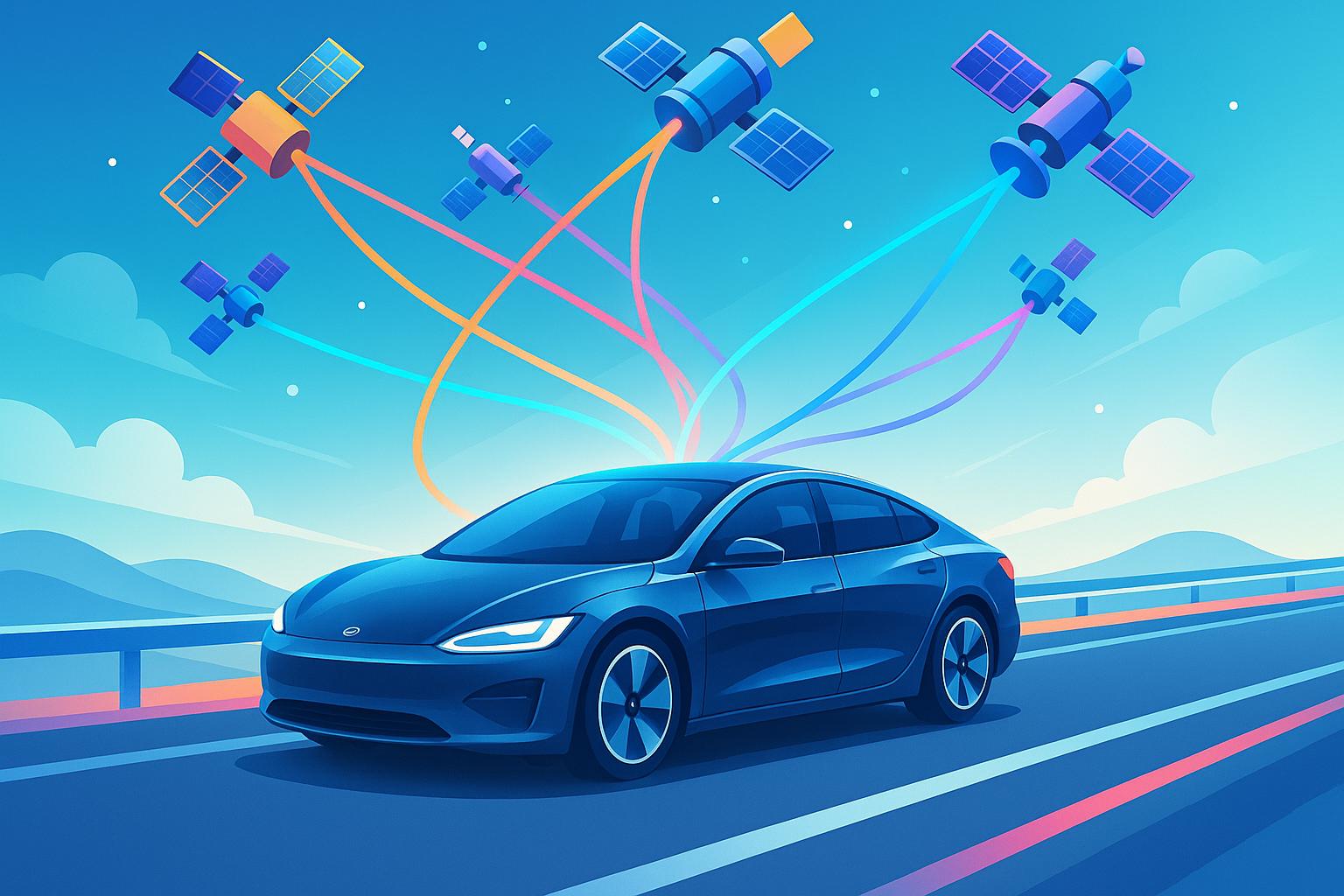 Satellite Connectivity in Self-Driving Cars
