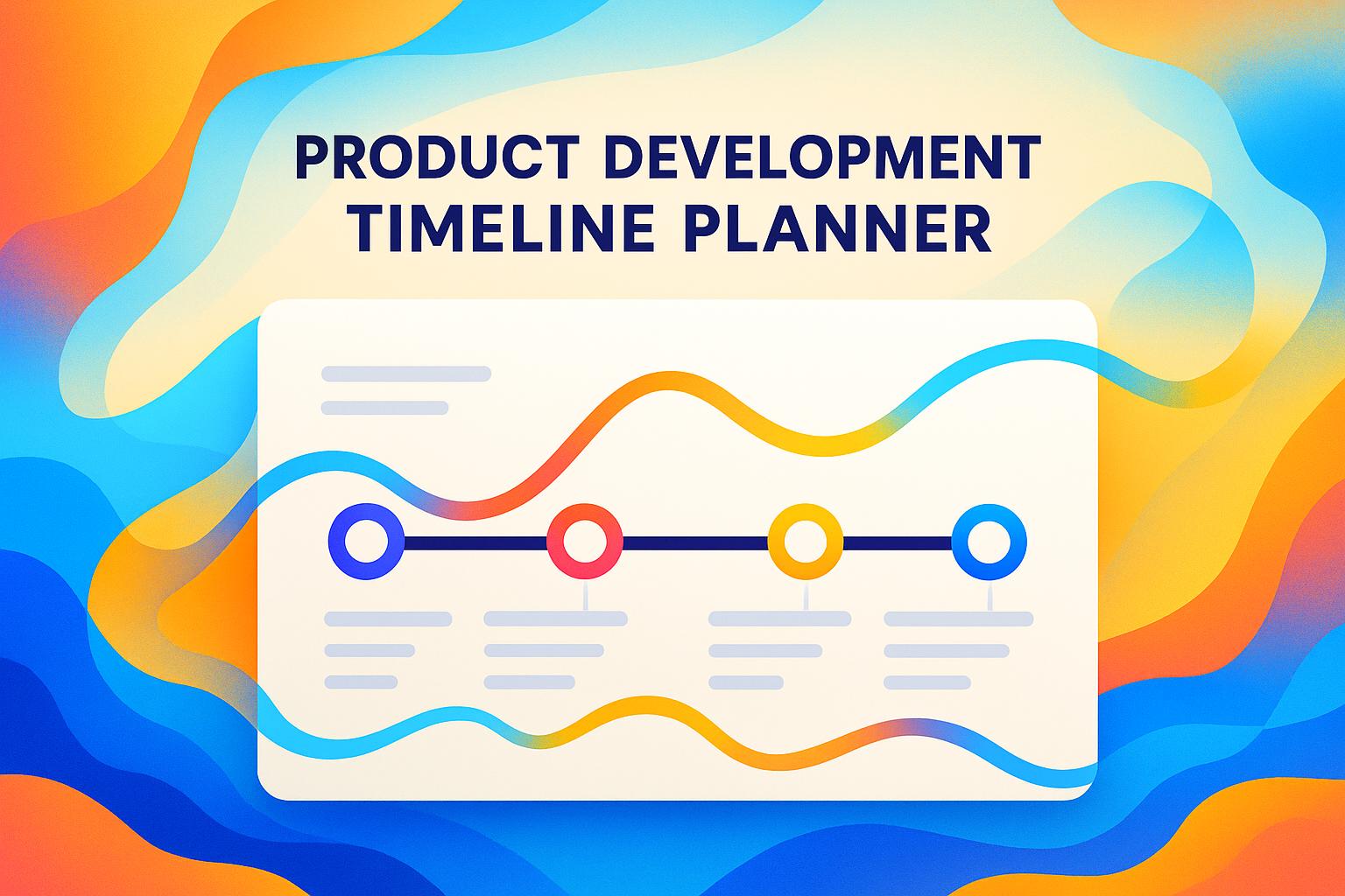 Product Development Timeline Planner