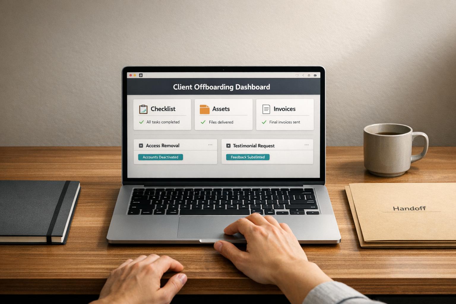 Thumbnail for: How to Build a Client Offboarding System in Notion (Using OS Dashboards)