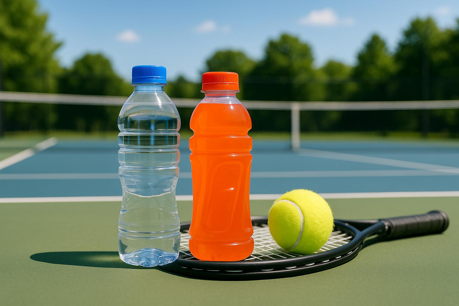 Thumbnail for: Sports Drinks vs. Water: What to Choose for Tennis