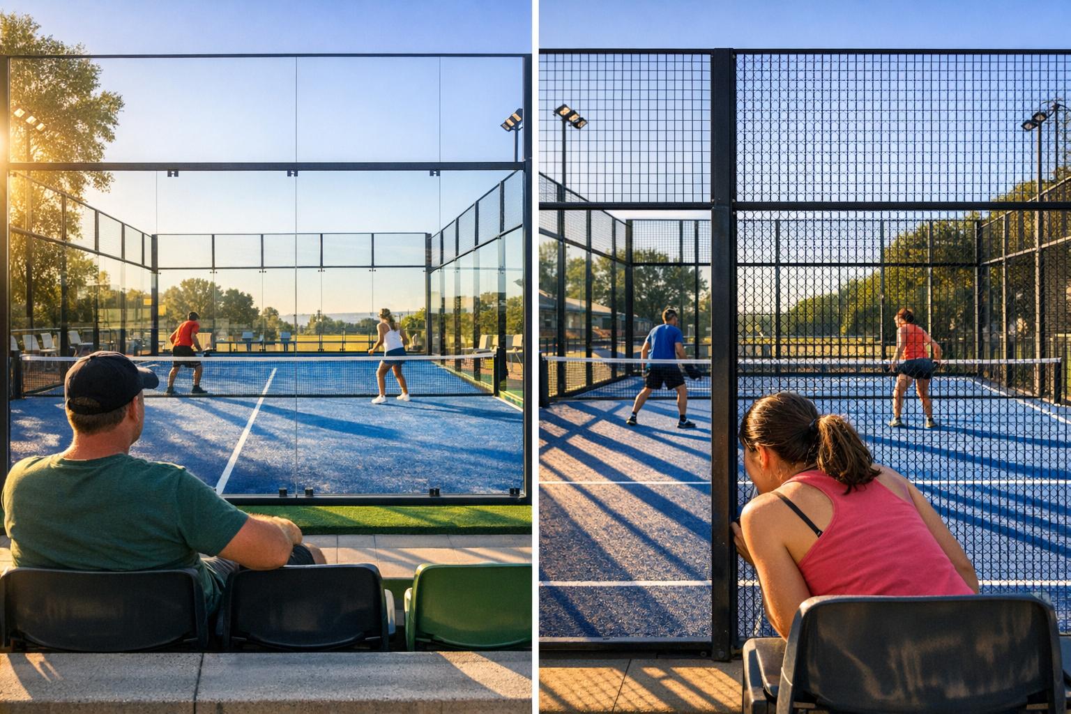 Thumbnail for: Panoramic vs Standard Padel Courts: Spectator Experience