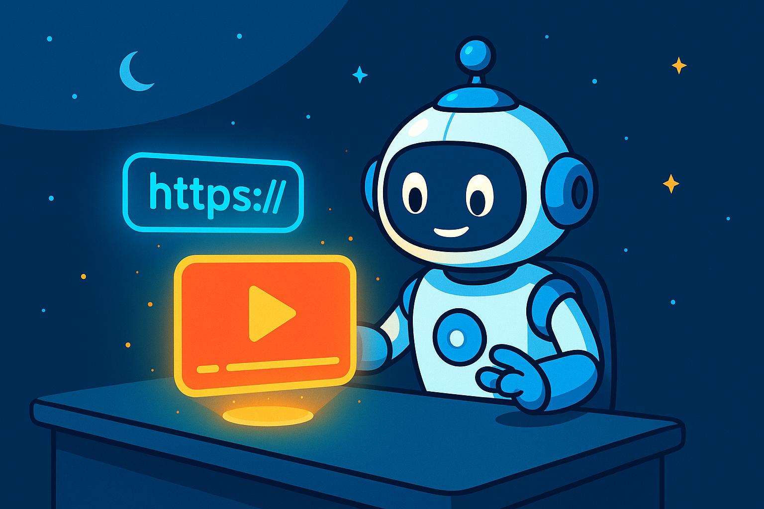 Thumbnail for: How to Convert URLs into Videos with AI