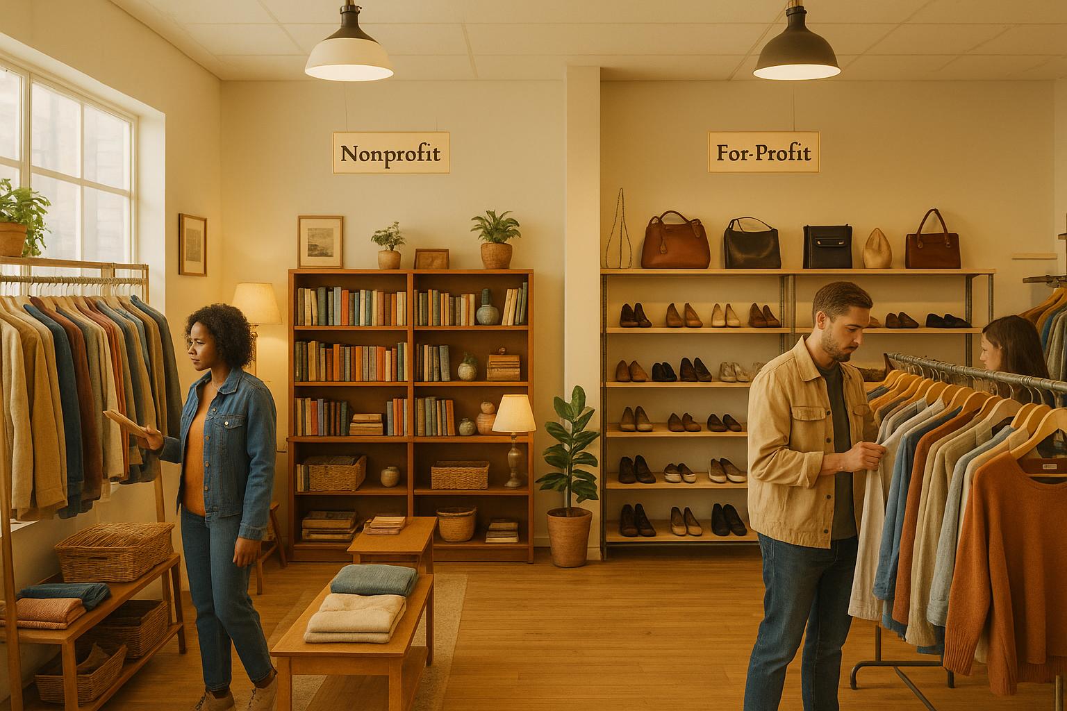 Thumbnail for: Nonprofit vs For-Profit Thrift Stores: Which to Choose