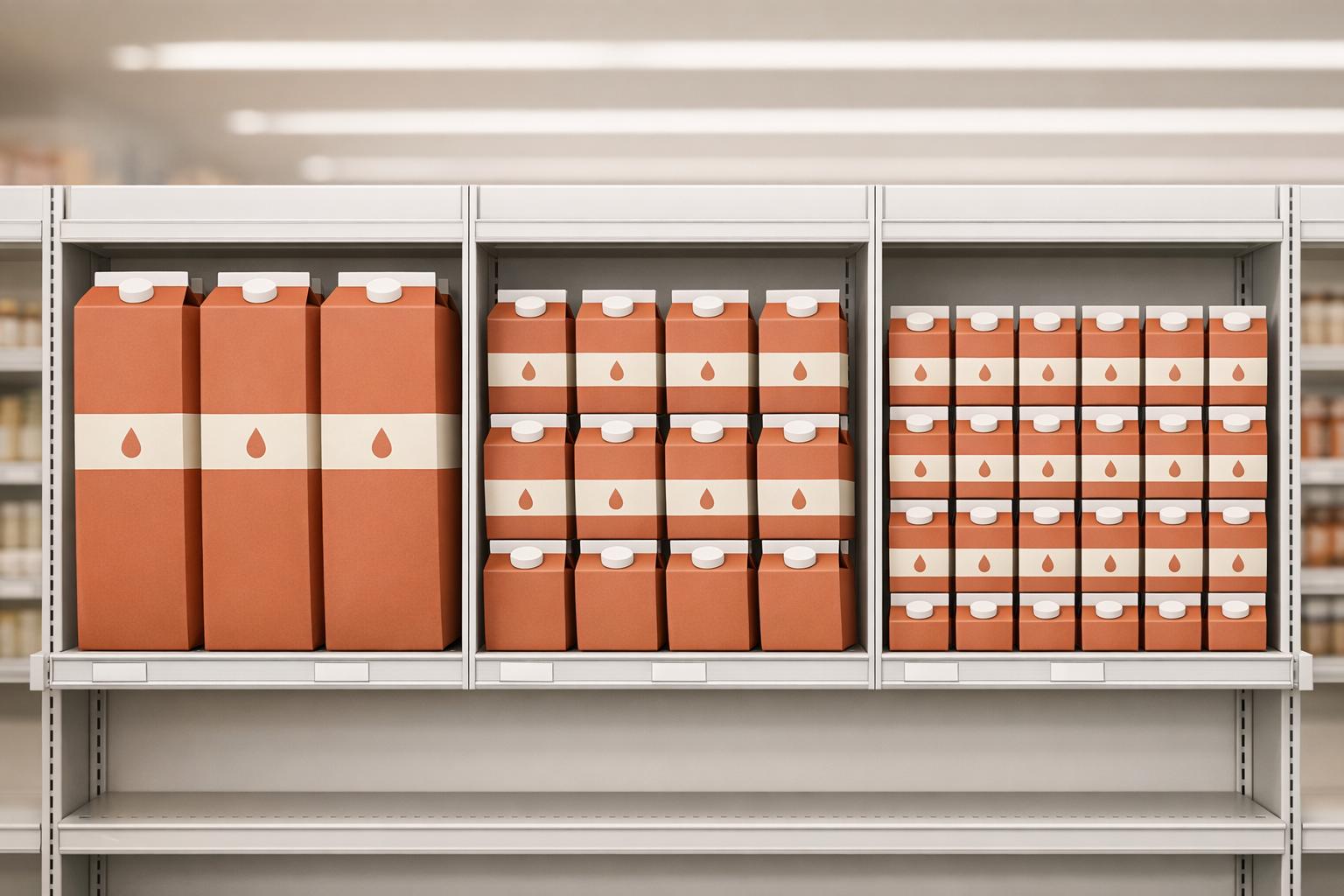 How Packaging Size Affects Retail Shelf Impact