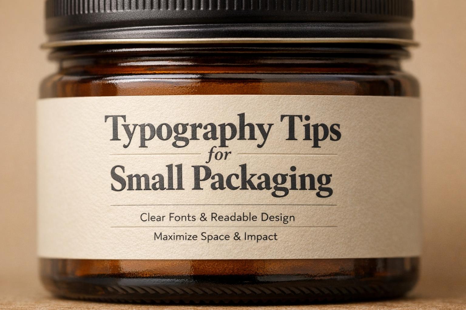 Typography Tips for Small Packaging