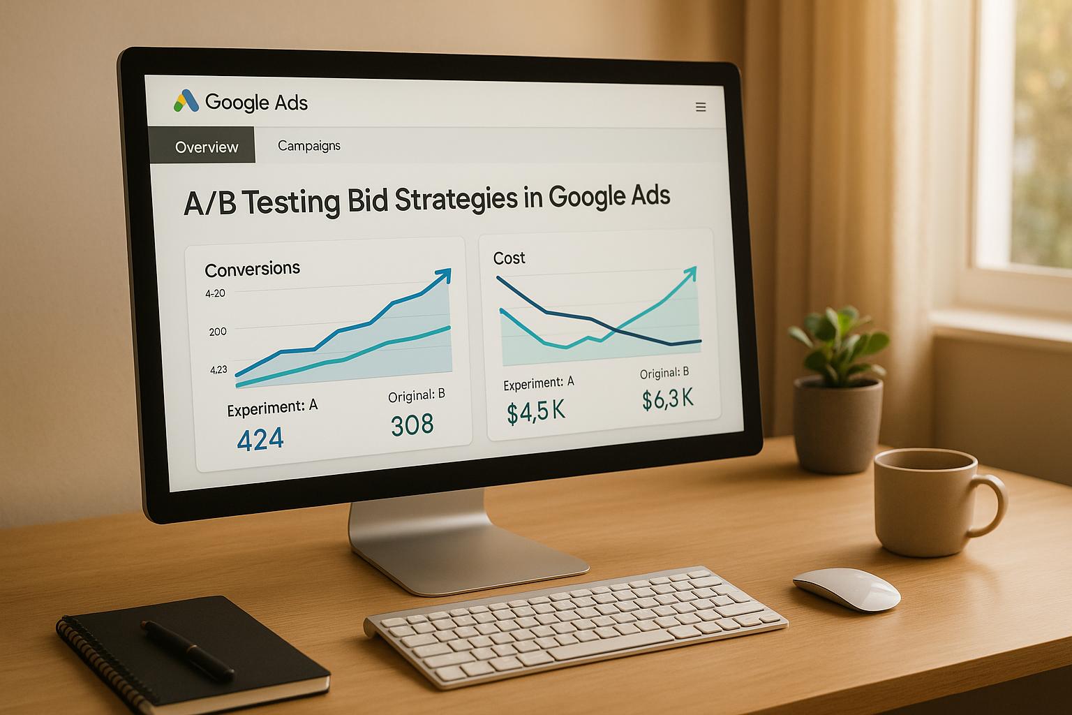 Thumbnail for: A/B Testing Bid Strategies in Google Ads