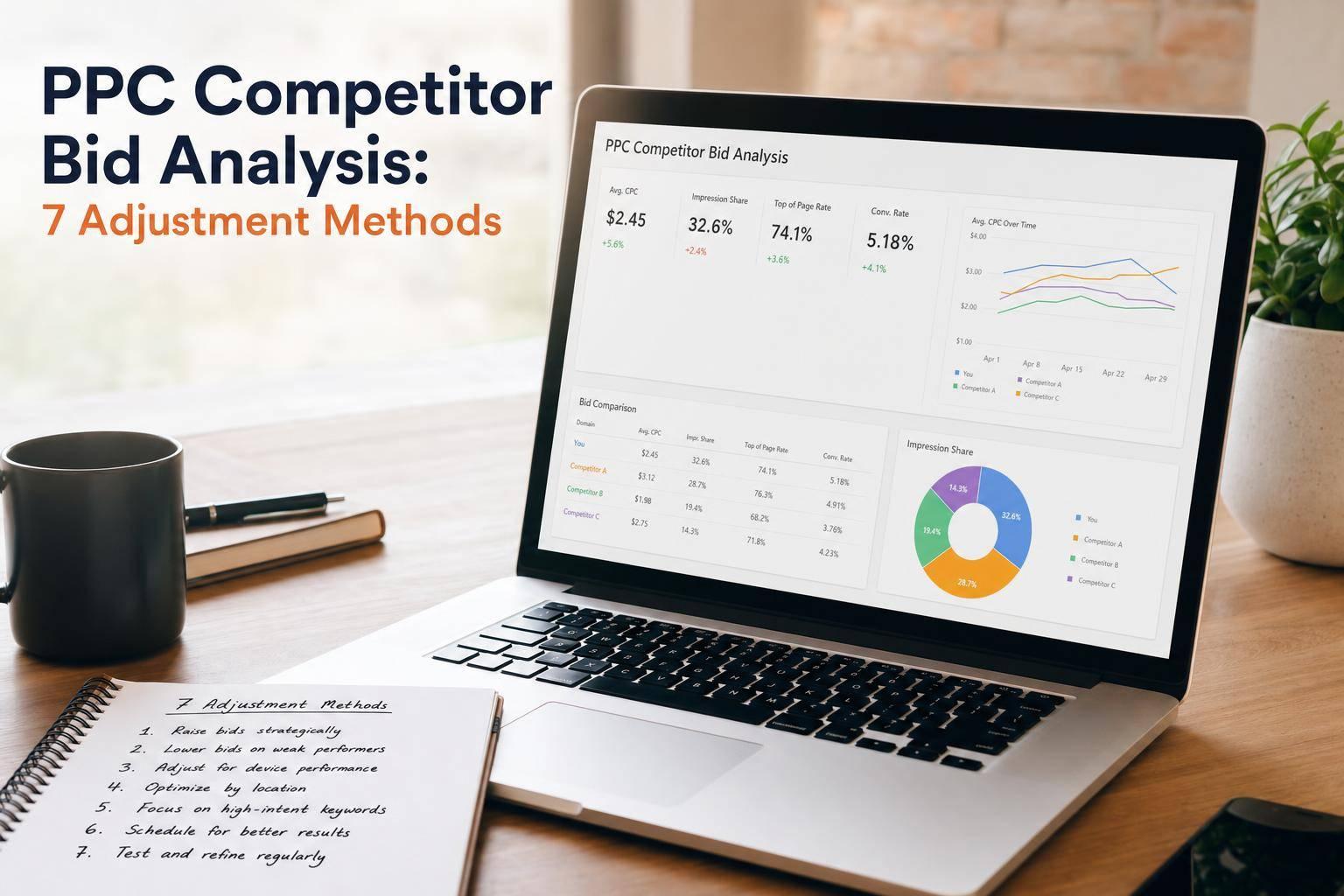 Thumbnail for: PPC Competitor Bid Analysis: 7 Adjustment Methods