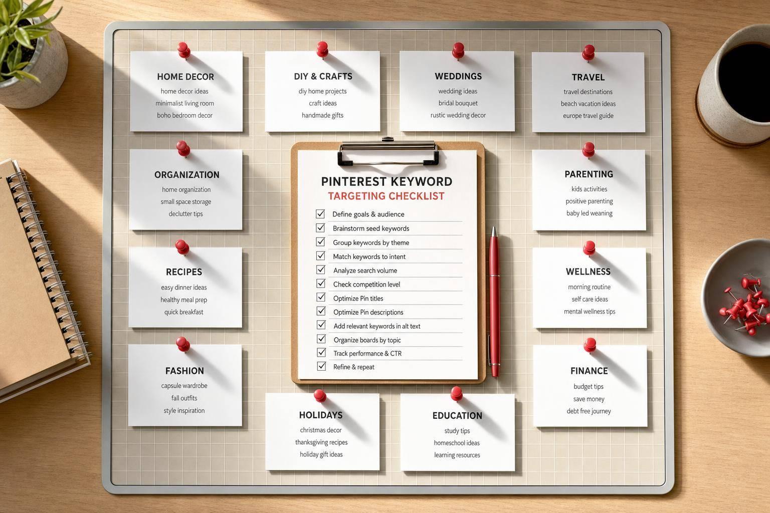 Thumbnail for: Pinterest Keyword Targeting Checklist